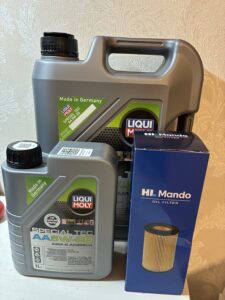 Замена масла в Dodge Grand Caravan 2019