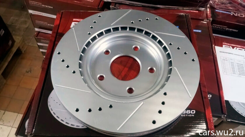 Тормозные диски PowerStop на Dodge Grand Caravan 2019